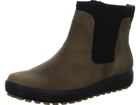 Ecco Soft Tred Gore Tex Waterproof Chelsea Boot In Black Lyst