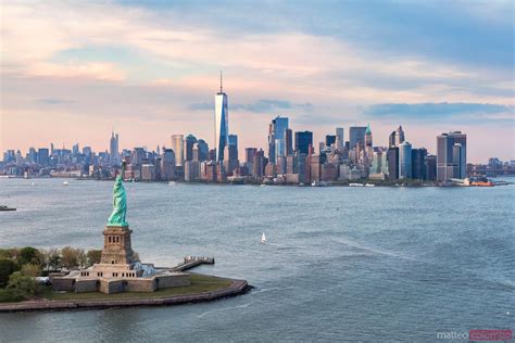 Statue Of Liberty New York City Skyline