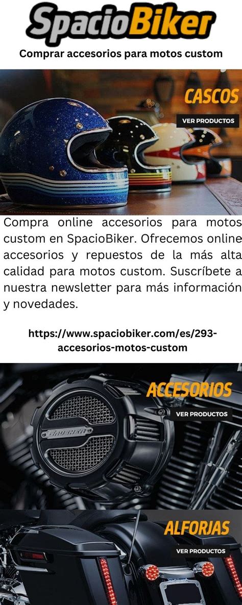 Comprar accesorios para motos custom - SpacioBiker - Medium