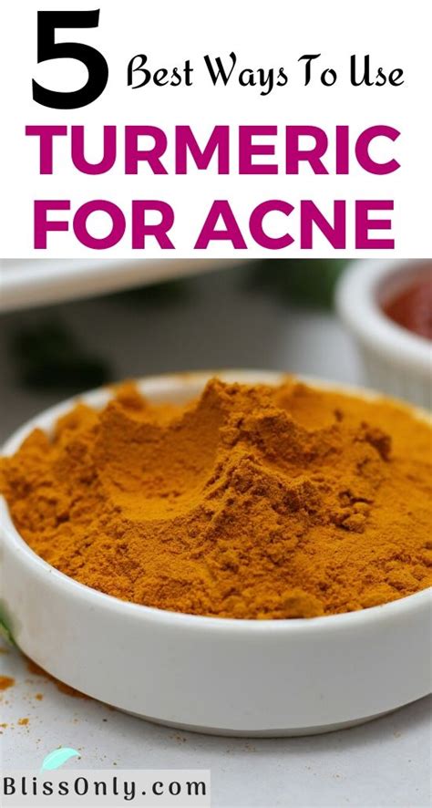 5 Ways To Use Turmeric For Acne BlissOnly