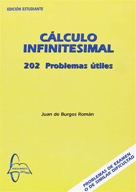 Amazon Calculo Infinitesimal Problemas Utiles