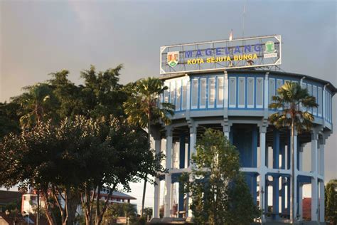 Magelang, 12 10 2023-Landmark of Magelang city square. city center ...