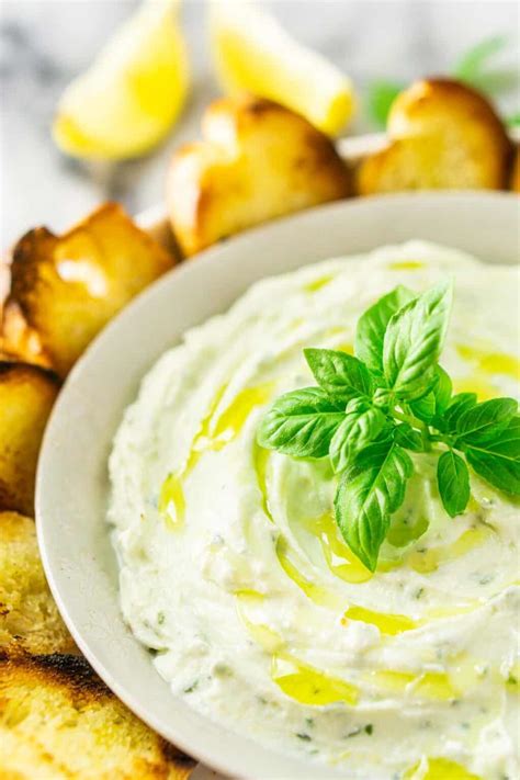 Whipped Ricotta Dip With Lemon And Fresh Herbs Burrata And Bubbles