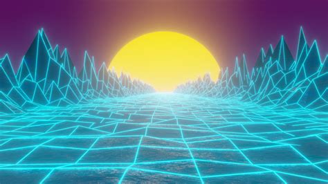 Retro Wave Background 4K