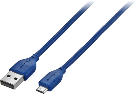 Best Buy Dynex™ 3 Micro Usb To Usb Charge And Sync Cable Sapphire Dx 10mc