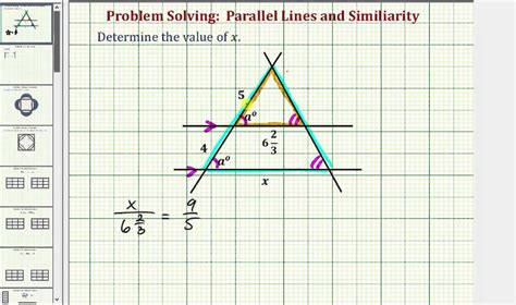 Parallel Lines And Triangles Worksheets