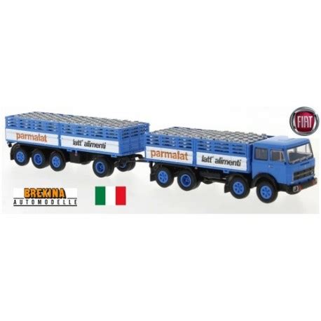 Fiat Mille Pattes Camion Remorque Ridelles Parmalat