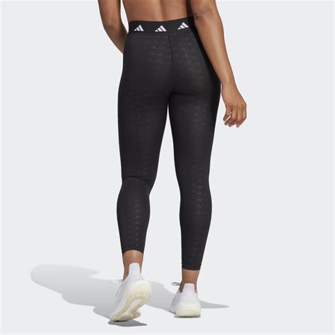 Womens Clothing Techfit Brand Love 7 8 Leggings Black Adidas