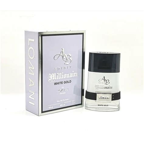 Lomani Ab Spirit Millionaire White Gold Edp Spray For Men 3 3 Oz