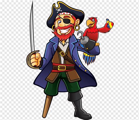 Pirata ilustración capitán gancho piratería privada capitán pirata