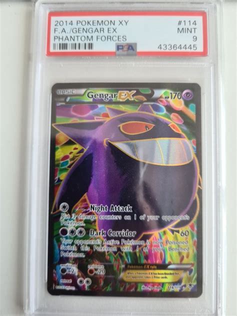 Pokémon Figurine Sciolte Psa 9 Gengar Ex Phantom Forces Catawiki