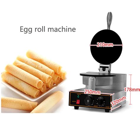 Commercial Egg Roll Biscuit Automatic Egg Roll Making Machine Egg Roll