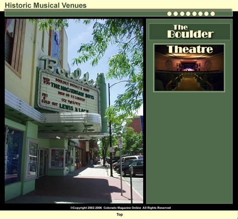 Boulder Theatre - Colorado Magazine Online