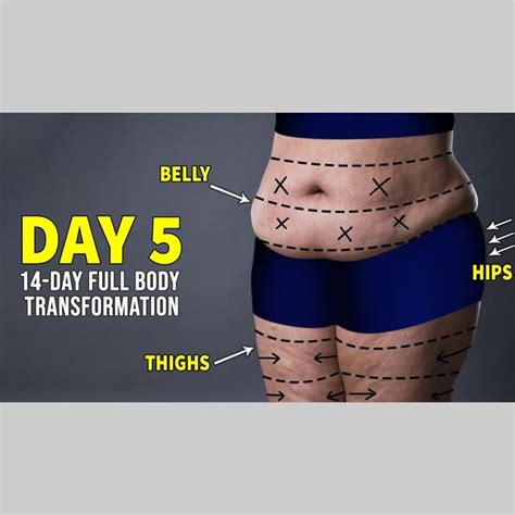 Day 5 Belly Hips Thighs 14 Day Full Body Transformation Program Free Moderate