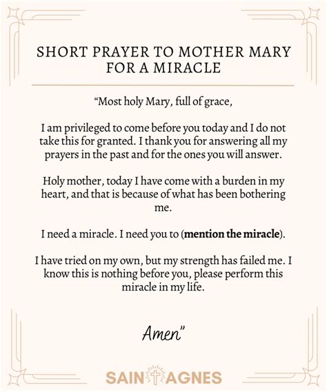 5 Very Powerful Prayers To Mother Mary For A Miracle