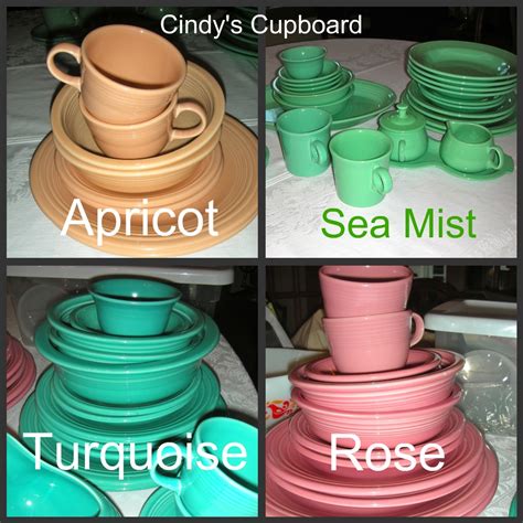 Cindy's Cupboard: Retired Fiesta Colors