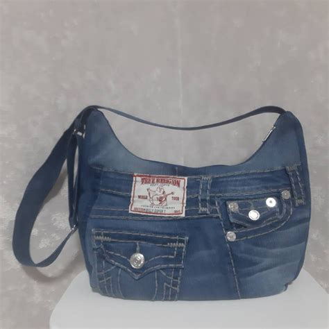 Denim Slouchy Hobo Bag With Long Adjustable Shoulder Strap - Etsy