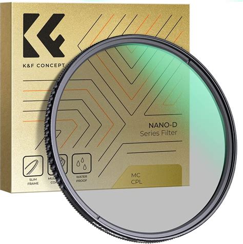 Amazon Mm Circular Polarizers Filter K F Concept Waterproof