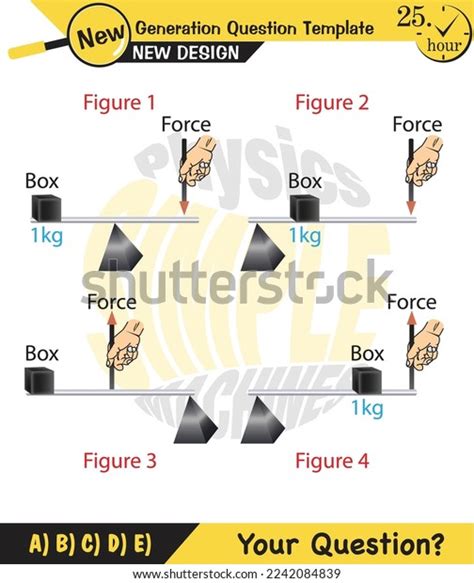 Physics Lever Examples Vector Illustration Simple Stock Vector (Royalty ...