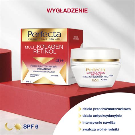 Perfecta Multikolagen Retinol krem na dzień i na noc 40