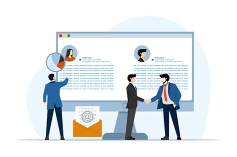 Premium Vector Illustration Of Online Recruitment Concept Or