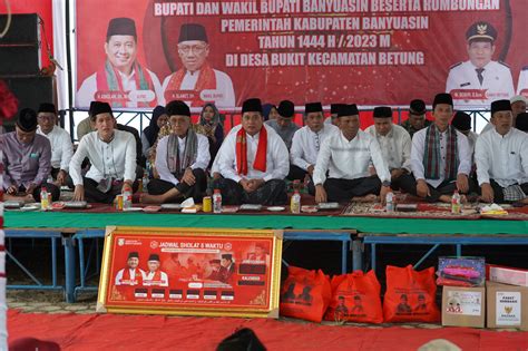 Safari Ramadhan Ke 19 Di Ramadhan Ke 23 Di Desa Bukit Kecamatan Betung