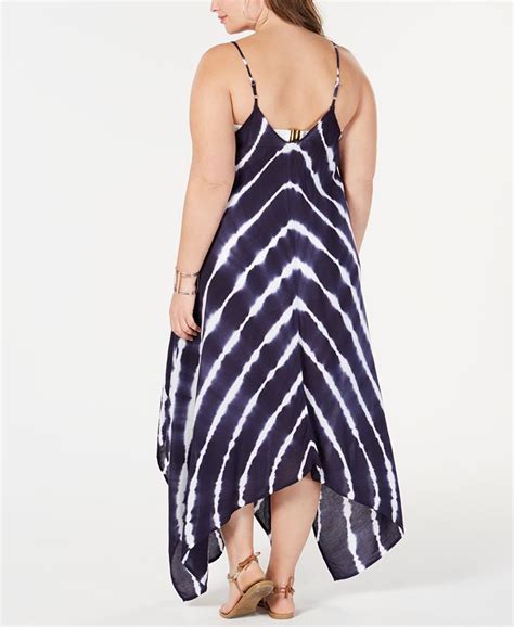 Raviya Plus Size Tie Dyed Maxi Cover Up Macys