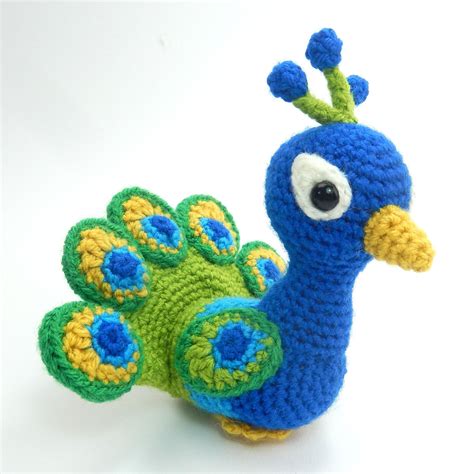 Paksha The Peacock Amigurumi Crochet Pattern Etsy Decora O De