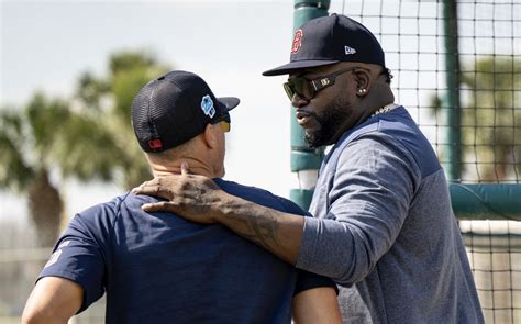 Mlb David Ortiz Visita A Los Red Sox En El Spring Training