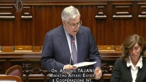 Tajani Fondamentale Far Arrivare Aiuti Umanitari A Gaza Italia Ne Ha