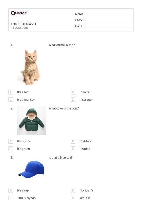 50 The Letter C Worksheets For Grade 1 On Quizizz Free And Printable