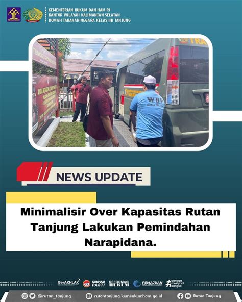 Minimalisir Over Kapasitas Rutan Tanjung Lakukan Hal Ini Rumah