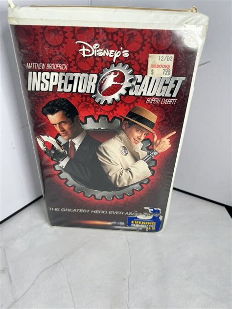 Rare Disney S Inspector Gadget Vhs Matthew Broderick Clamshell Ebay