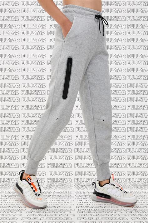 Nike Tech Fleece Loose Fit Sweat Trousers Gray Bol Kesim Kadın Eşofman