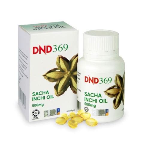 DND Sacha Inchi Oil 500 Mg X 60 Softgels Shopee Malaysia