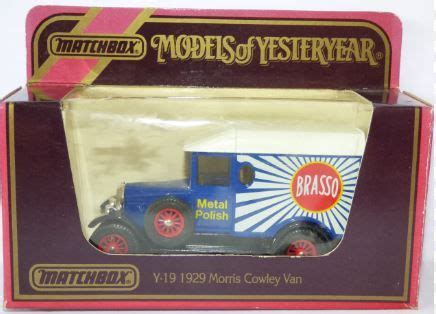 Morris Cowley Van Michelin Matchbox Models Of Yesteryear