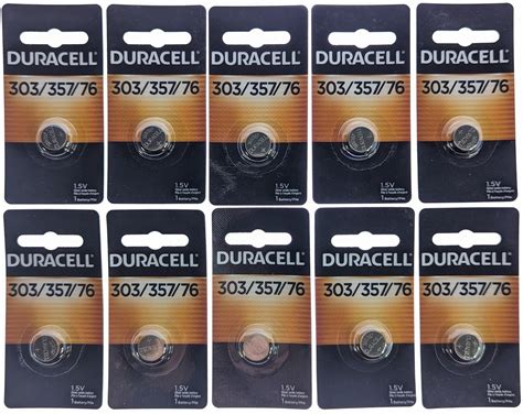 Duracell 303 357 76 Silver Oxide Button Batteries 1 5 20 40 100 Value