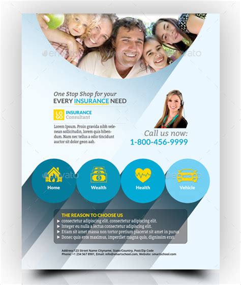 Free 15 Insurance Flyer Designs In Psd Vector Eps Indesign Ms