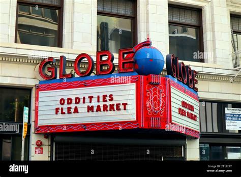 Los Angeles California Globe Theatre Historic Theatre At 740 S