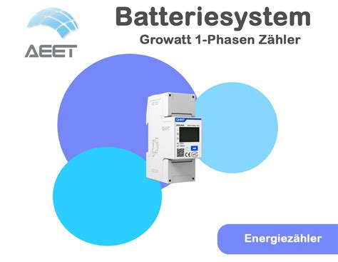 Growatt 1 Phasen Zähler