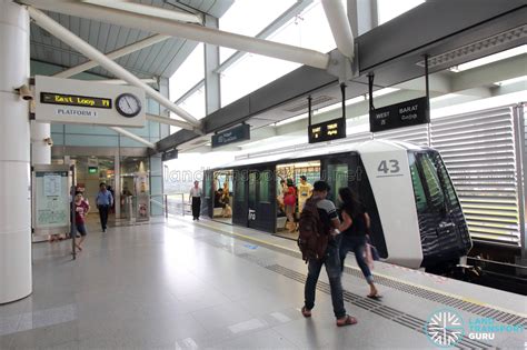 Punggol Mrt Lrt Station Pglrt Platform East Loop Train Land