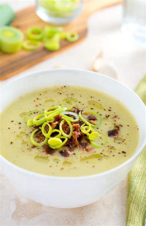 Creamy Potato And Leek Soup Delicious Meets Healthy