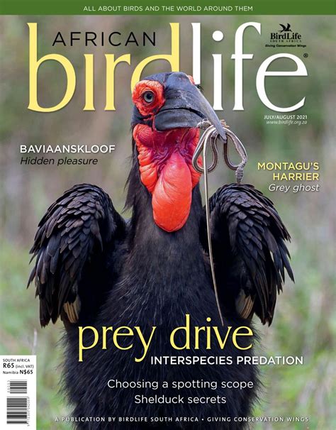 African Birdlife-July/August 2021 Magazine - Get your Digital Subscription