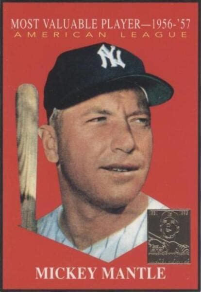 Topps Mickey Mantle Reprints Topps Mvp Mickey Mantle