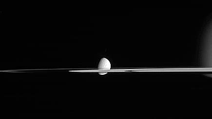 Aerospace — astronomyblog: Saturn, rings and moons seen by...