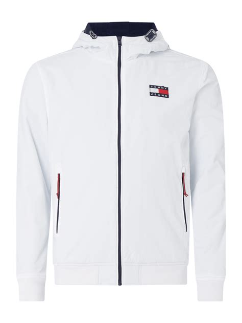 Tommy Jeans Jacke Mit Kapuze Weiss Online Kaufen