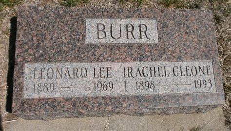 Rachel Cleone Burr M Morial Find A Grave