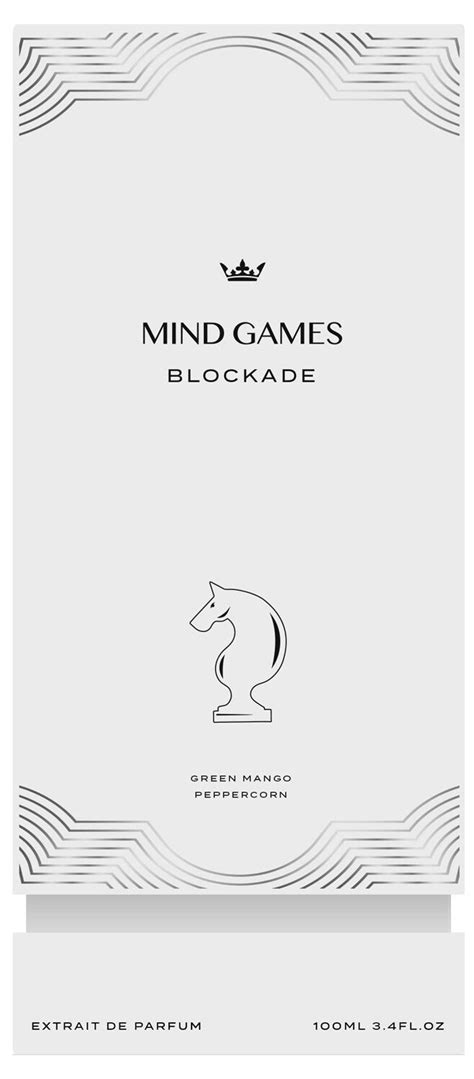 Blockade by Mind Games » Reviews & Perfume Facts