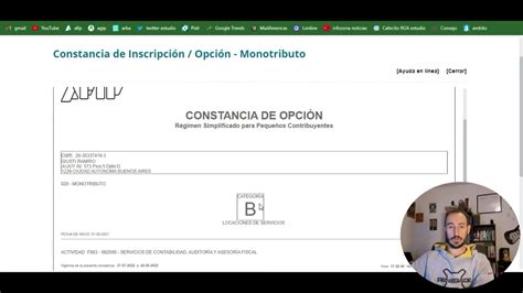 Como Obtener Constancia De Monotributo Constancia Inscripcion Afip