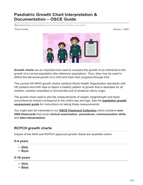 geekymedics.com-Paediatric Growth Chart Interpretation Documentation ...